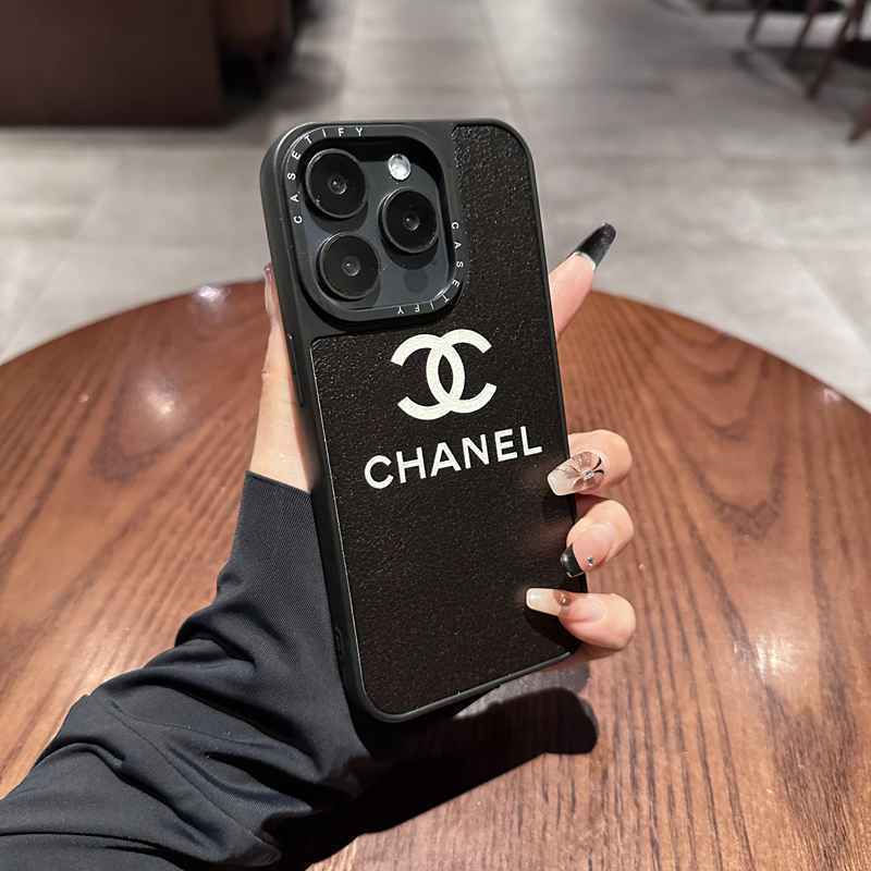 Chanel Luxury designer iPhone 16 plus 15 pro max case