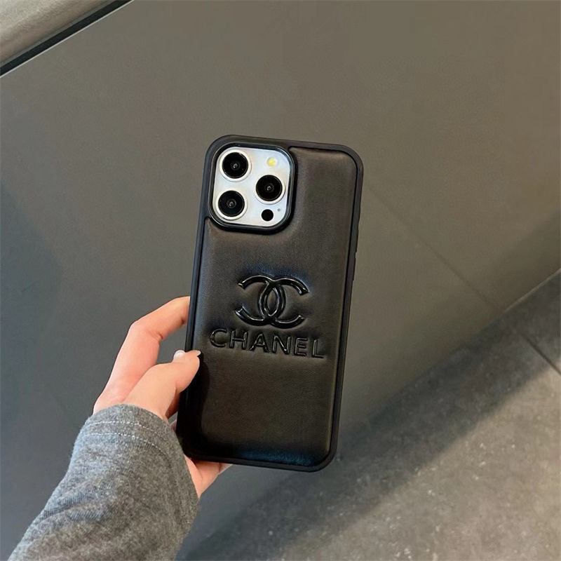 Chanel iPhone 15 16 Case Fashion Brand Full Cover housse