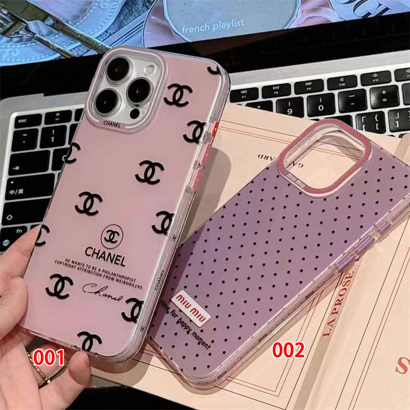 Chanel iPhone13/14/15 16 Pro Max Wallet Flip Case