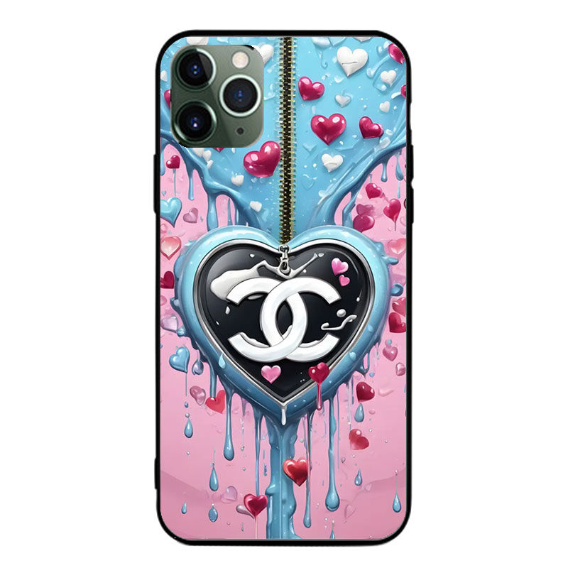 chanel iphone 15 16 pro max Full Cover housse 