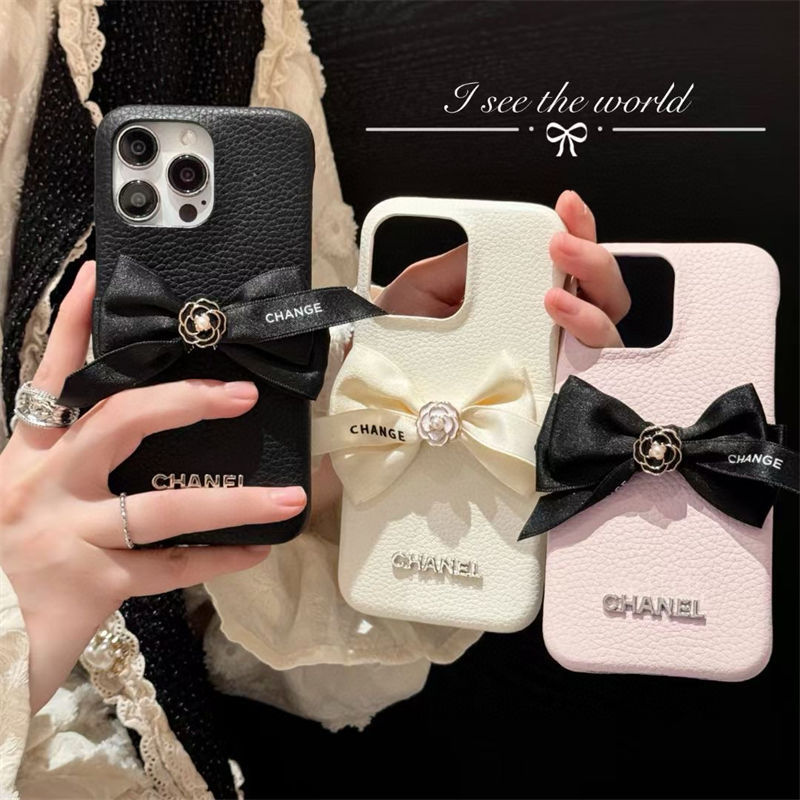 Chanel Luxury iPhone 16 15 Pro max 14 13 Case Back