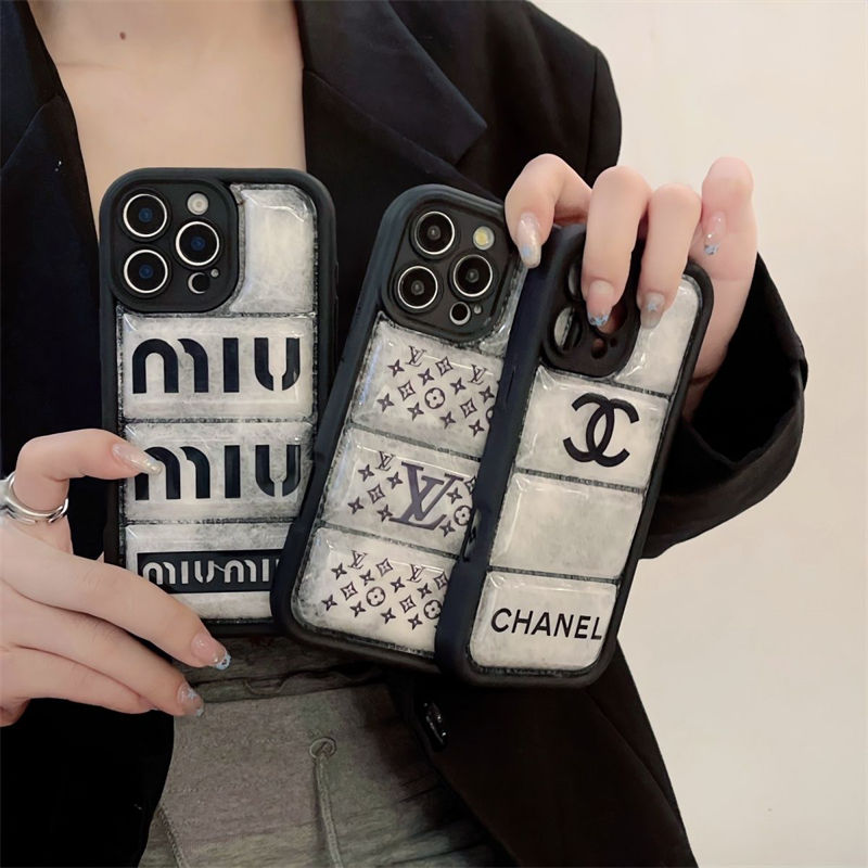 MIUMIU iPhone13/14/15 16 Pro Max Wallet Flip Case