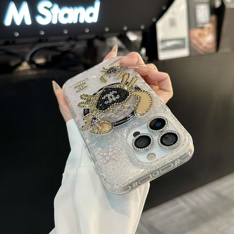 Chanel iphone 14 15 16e Custodia Hulle Funda 