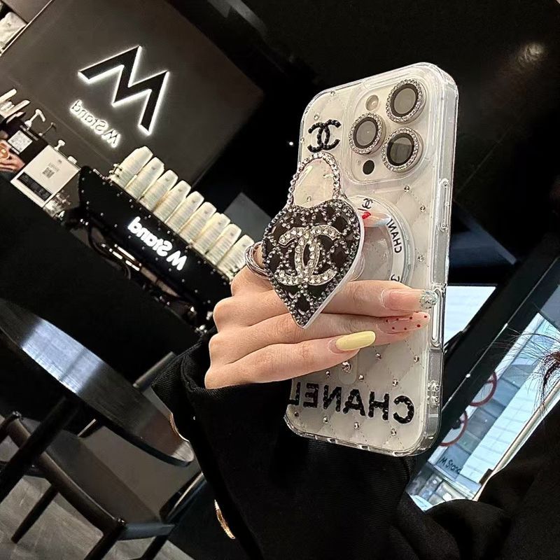  Chanel Luxury iPhone 16e 15 Pro max 14 13 Case Back