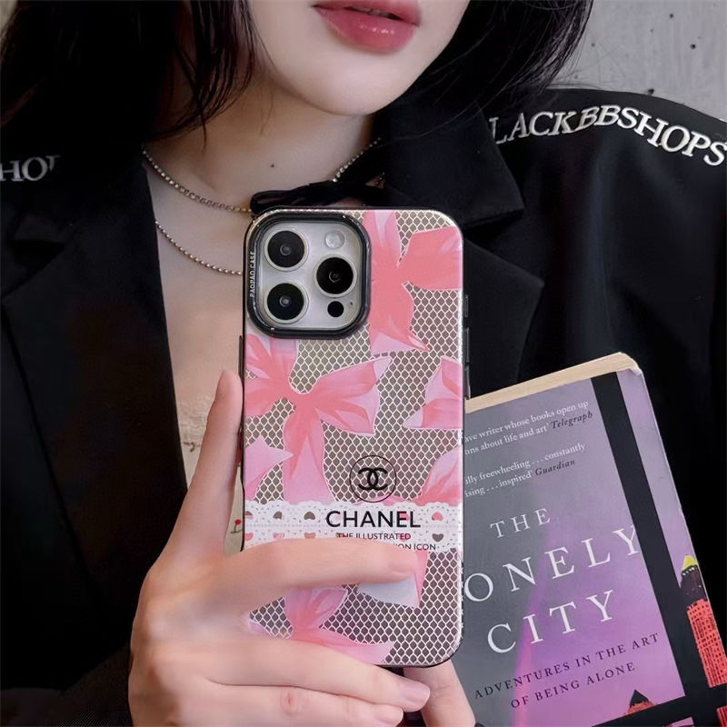 chanel iPhone 16e 15 Pro max 14 13 Case Back Cover