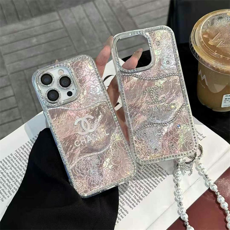 Chanel Luxury iPhone 17 16 15 Pro max 14 13 Case Back
