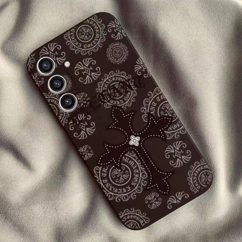 Chrome Heartsdesigner iPhone 15 14case hülle coquesamsung s22 s23 iphone 15 14 13 12 Case