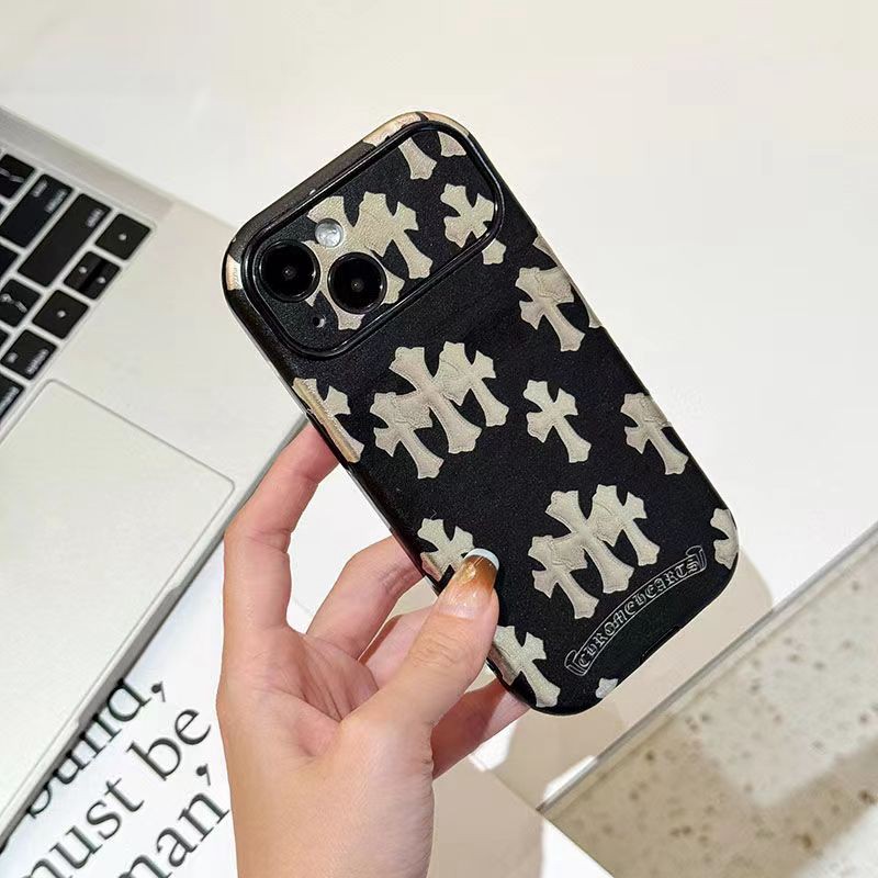 Chrome Hearts iPhone 15 Pro max 14 Case Back Cover coque