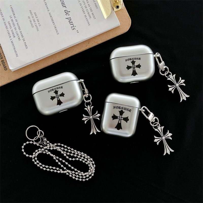Chrome Hearts Luxury Designer Airpods 4 pro2 4 3 2 Protective Case