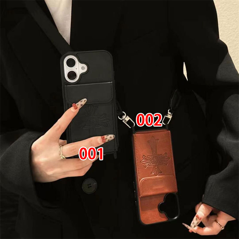 Chrome Hearts Luxury iPhone 16 15 Pro max 14 13 Case Back Cover