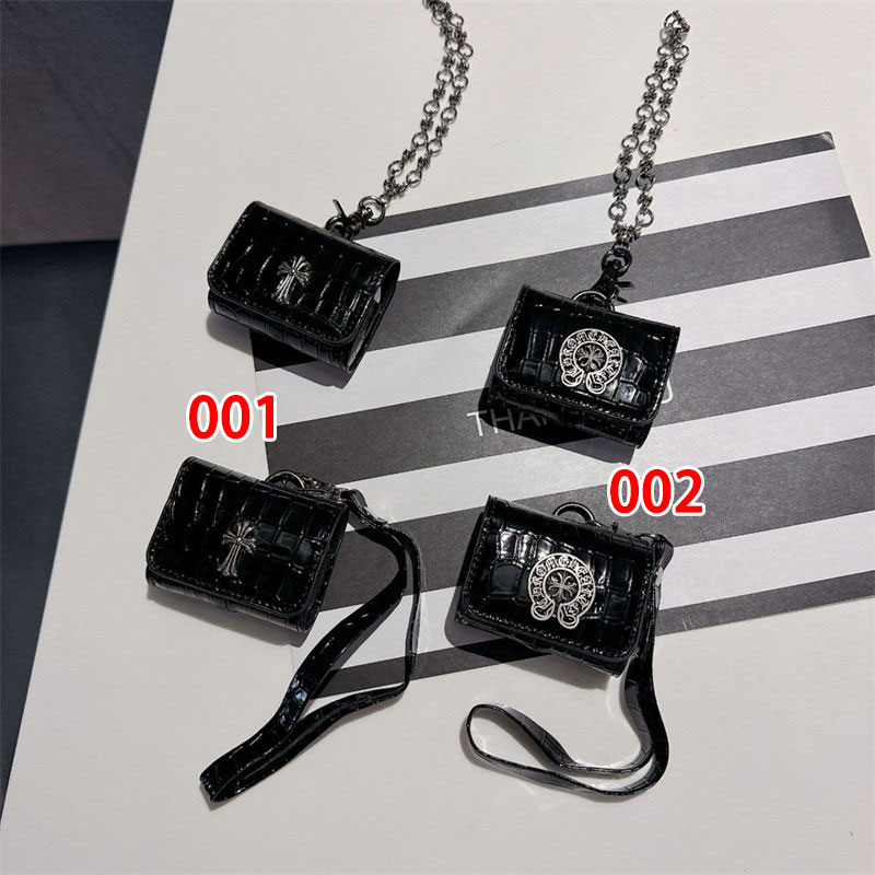 Chrome Hearts luxury designer Wireless Charging Case for AirPods4 pro