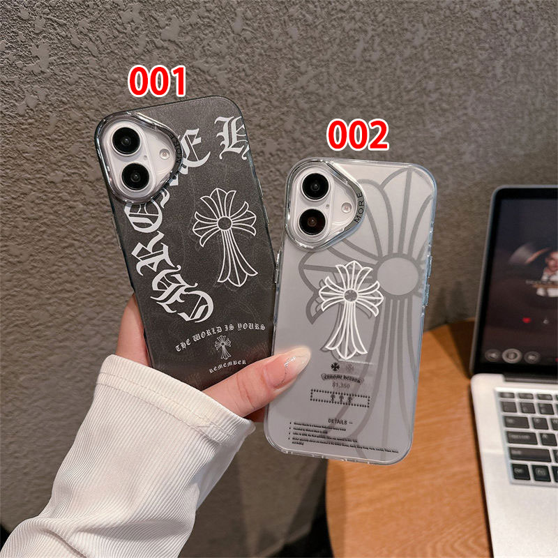 Chrome Hearts Luxury designer iPhone 16e/15 16 Pro Max Wallet Flip Case