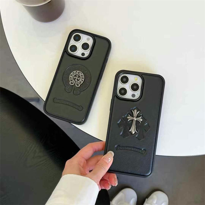 Chrome Hearts iPhone 16 plus 15 17 pro max case