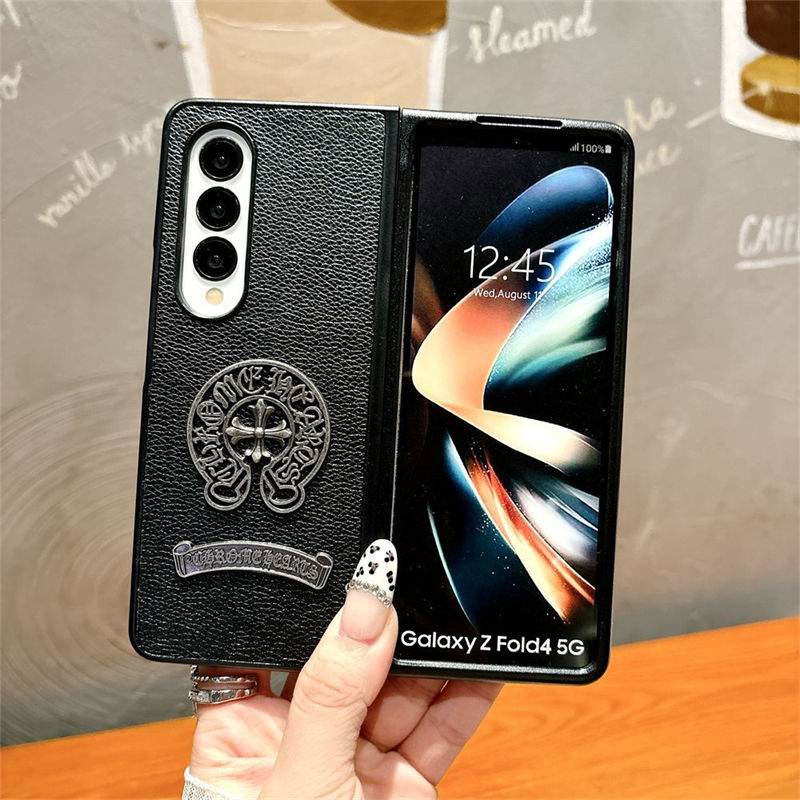 Chrome Hearts galaxy z flip 6 5 4 fold 6 7 Case 