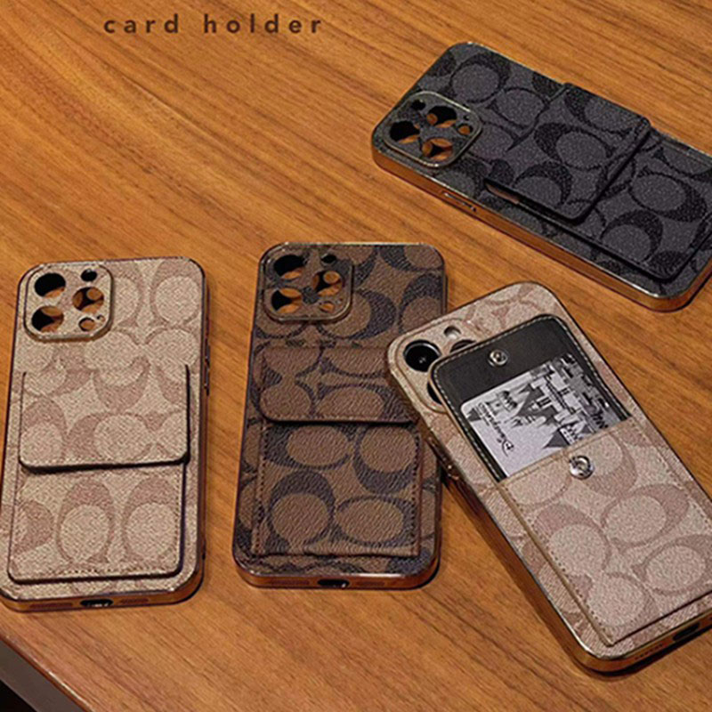 Coach Luxury iPhone 15 Pro max 14 Case Back Cover coque