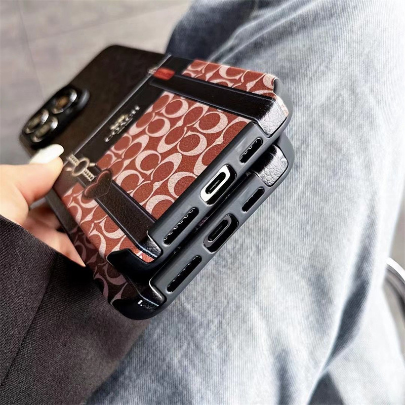 Coach Luxury iPhone 16 15 Pro max 14 13 Case Back Cover coque