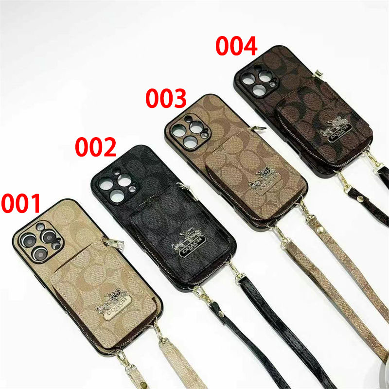 Coach Luxury iPhone 16 15 Pro max 14 13 Case Back