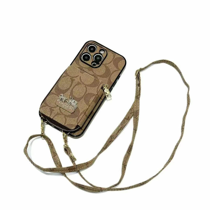 Coach iPhone 16 15 Pro max 14 13 Case Back Cover