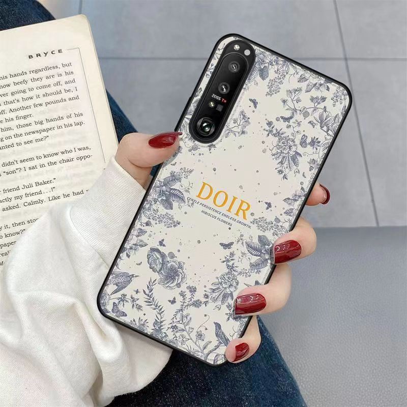 dior iphone14pro max plus s23+ultra10v case luxury flower logo cover 