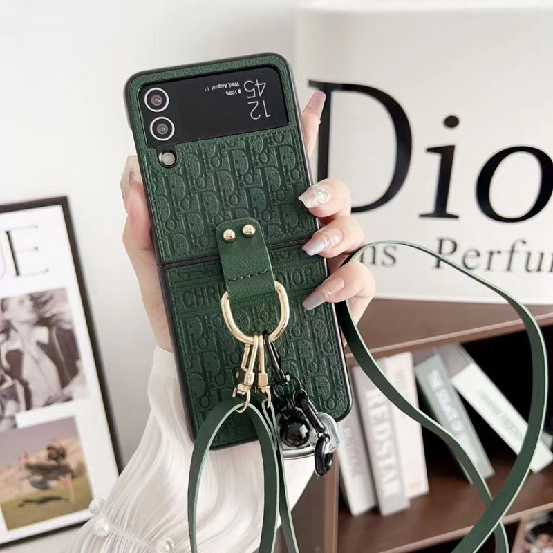 Dior luxury fake case iphone 15/14 samsung s23 cover shellLuxury samsung z flip 5 4 3 fold 4 5 phone case
