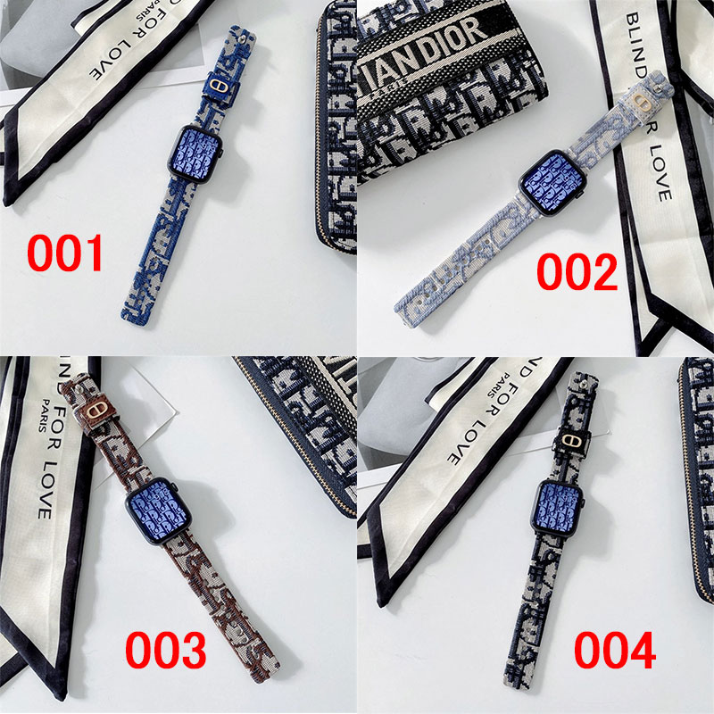 Dior classic leatherApple Watch Band for Series10/9/8/7 Ultra2 49mmCase cover