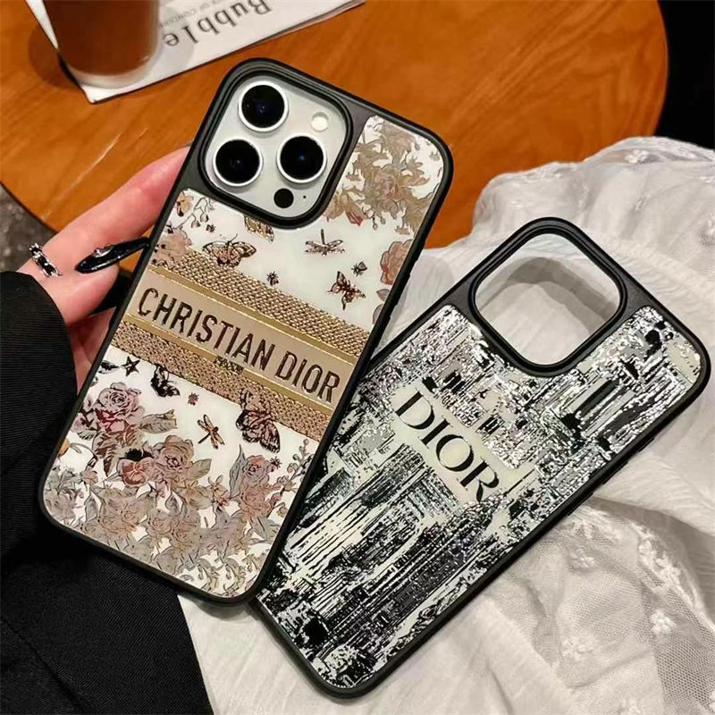  Dior iPhone 16e/13/14/15 16 Pro Max Wallet Flip Case