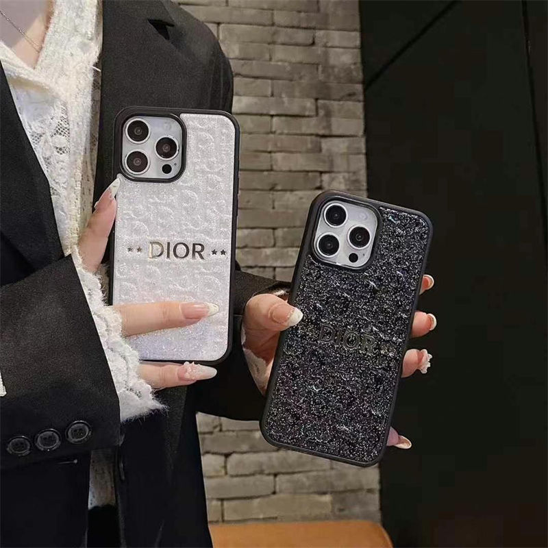 Dior iPhone 16e 15 Pro max 14 13 Case Back Cover coque