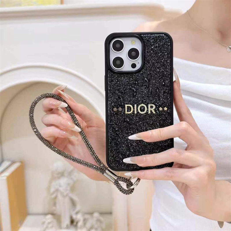 Dior iPhone 16e/15 16 Pro Max Wallet Flip Case