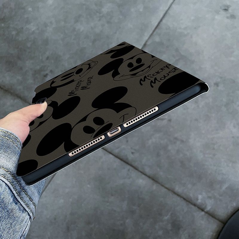 disney ipad10th/pro2022/air5 case luxury mickey mouse leather brand cute women men cover