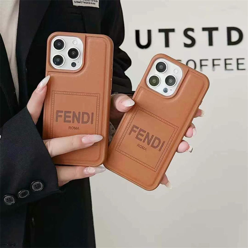 Fendi iPhone13/14/15 16 Pro Max Wallet Flip Case
