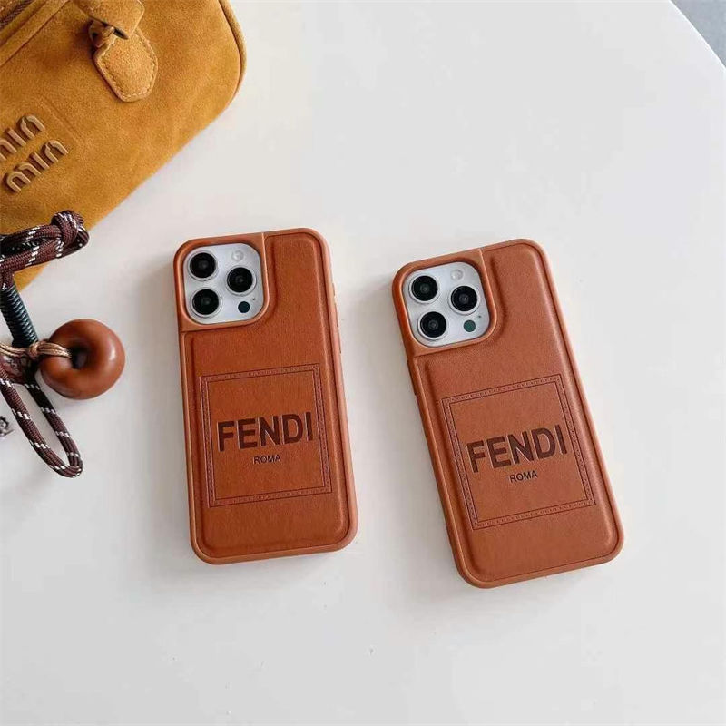Fendi original luxury fake case iphone16 pro max 15 plus
