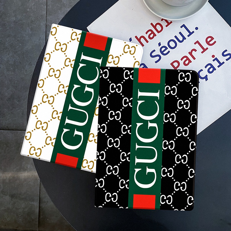 Gucci brand ipad 10TH pro 2022 GG ipad mini6air5 leather case women men Cover