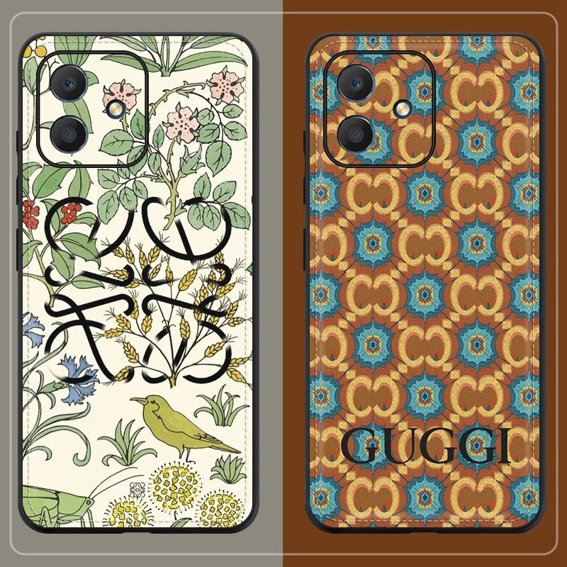 Gucci Loewe luxury monogram cute flower bird print brand case a23 5g s22 iphone 14 Pro Max Plus 5 iv