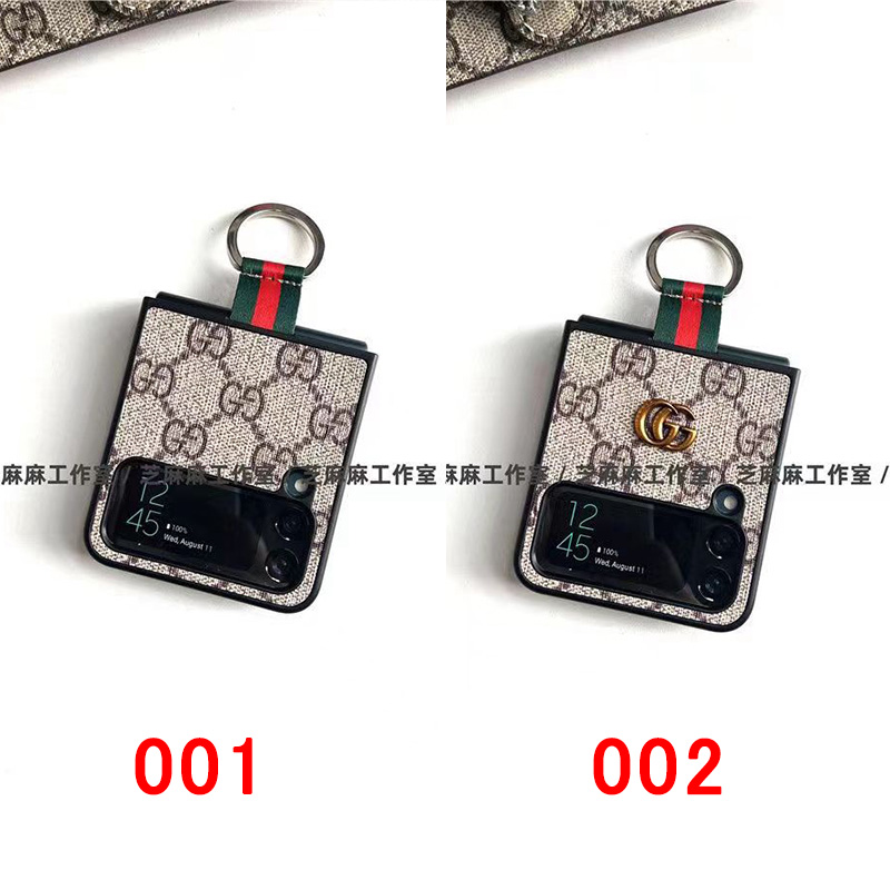 Gucci Galaxy Z Filp 4 5 3 Case luxury monogram rope hangstylish girly cover