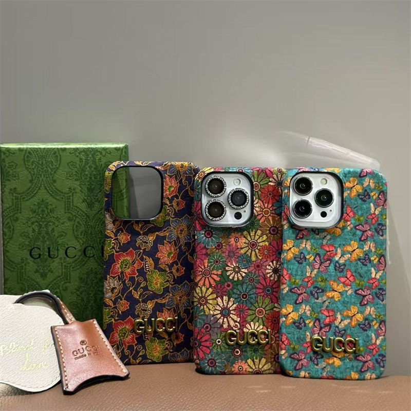 Gucci iPhone 17 16 15 Pro max 14 13 Case Back 