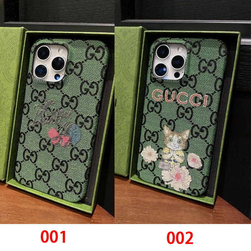 Gucci Luxury designer iPhone 16 plus 15 17 pro max case