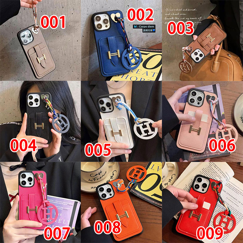 Hermes iPhone 16e/13/14/15 16 Pro Max Wallet Flip Case