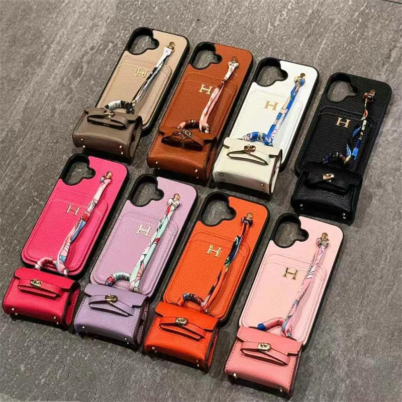 Hermes Luxury iPhone 17 16 15 Pro max 14 13 Case Back