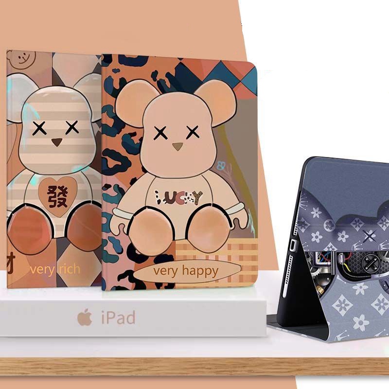 Louis Vuitton Kaws brand ipad 10th/pro 2022/air 5/mini 6/9 case bear XX notebook