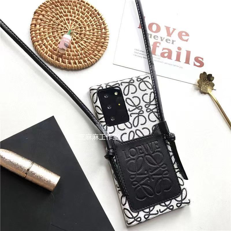 loewe iphone 14 pro max plus rope card a23 5g case logo luxury cover Women shell