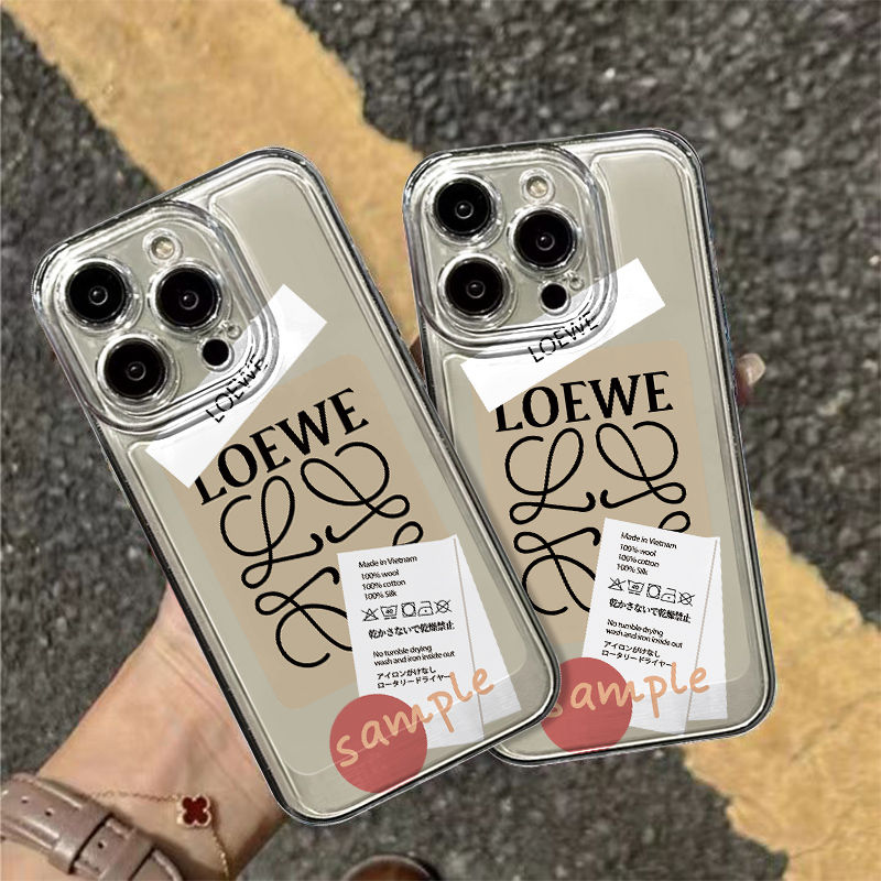 LOEWE Luxury iPhone 16e 15 Pro max 14 13 Case Back Cover
