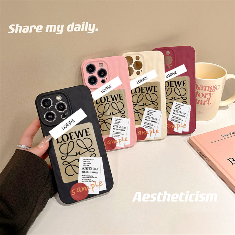 LOEWE Luxury designer iPhone 16 plus 15 pro max 16e 15 14 case
