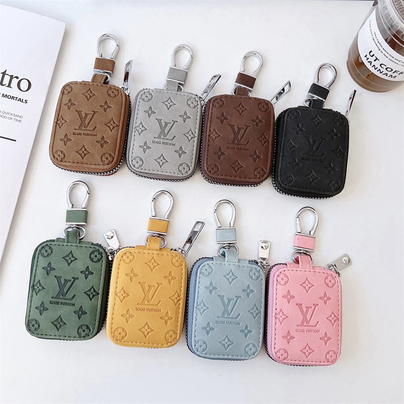 Louis Vuitton brand AirPods Pro 2 Case monogram leather bag ring hanger