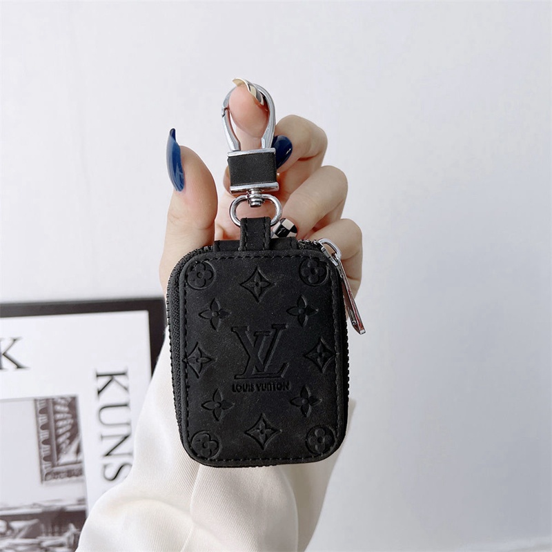 LV AirPods Pro2 2022 3 Case logo leather bag brand ring hanger cover