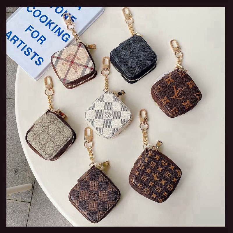 leather monogram gucci lv airpods 3 pro cover
