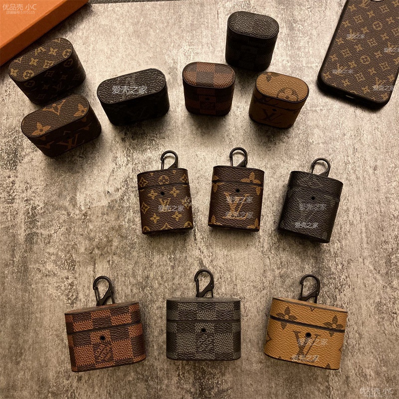 louis vuitton brand airpods pro 2 2022 3 2 1 case leather monogram