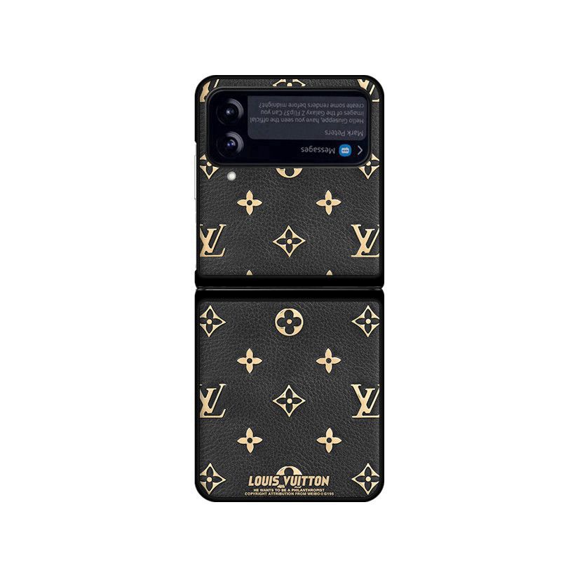 Louis vuitton sumsung galaxy z fold 4 leather case dior galaxy z flip 3/4  cover, by Rerecase