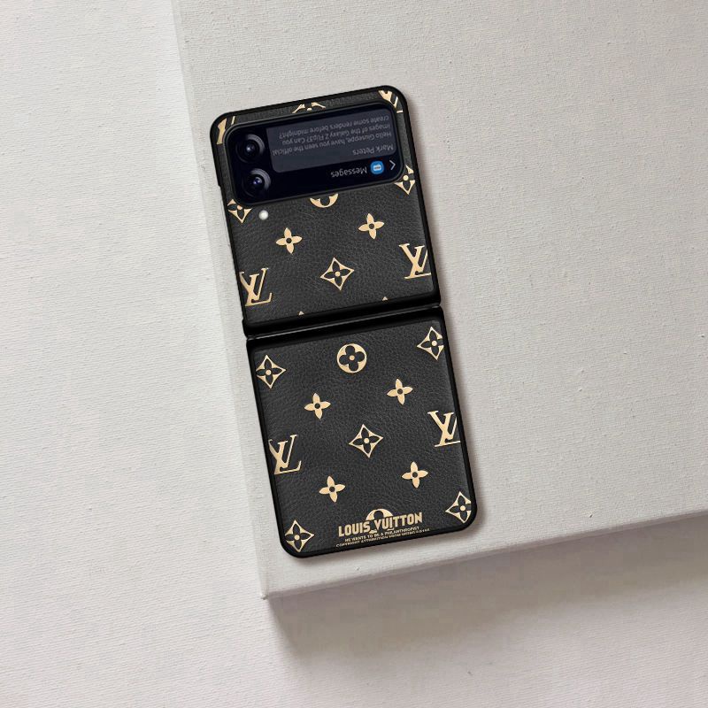 lv galaxy z flip 4 case luxury leather monogram 2022 protect