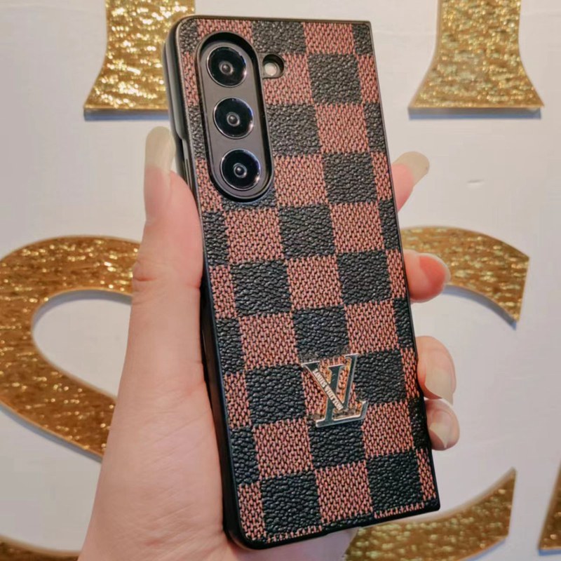 Lv Burberry Gucci Galaxy Z Flip 3 4 5 6 5G Case coque hullePhone case Shell for samsung z flip 6 5 4 fold4 3 case