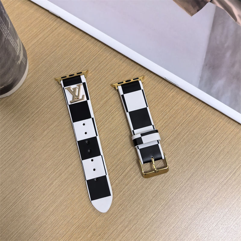 Lv High Quality PU Leather iWatch s10 Band